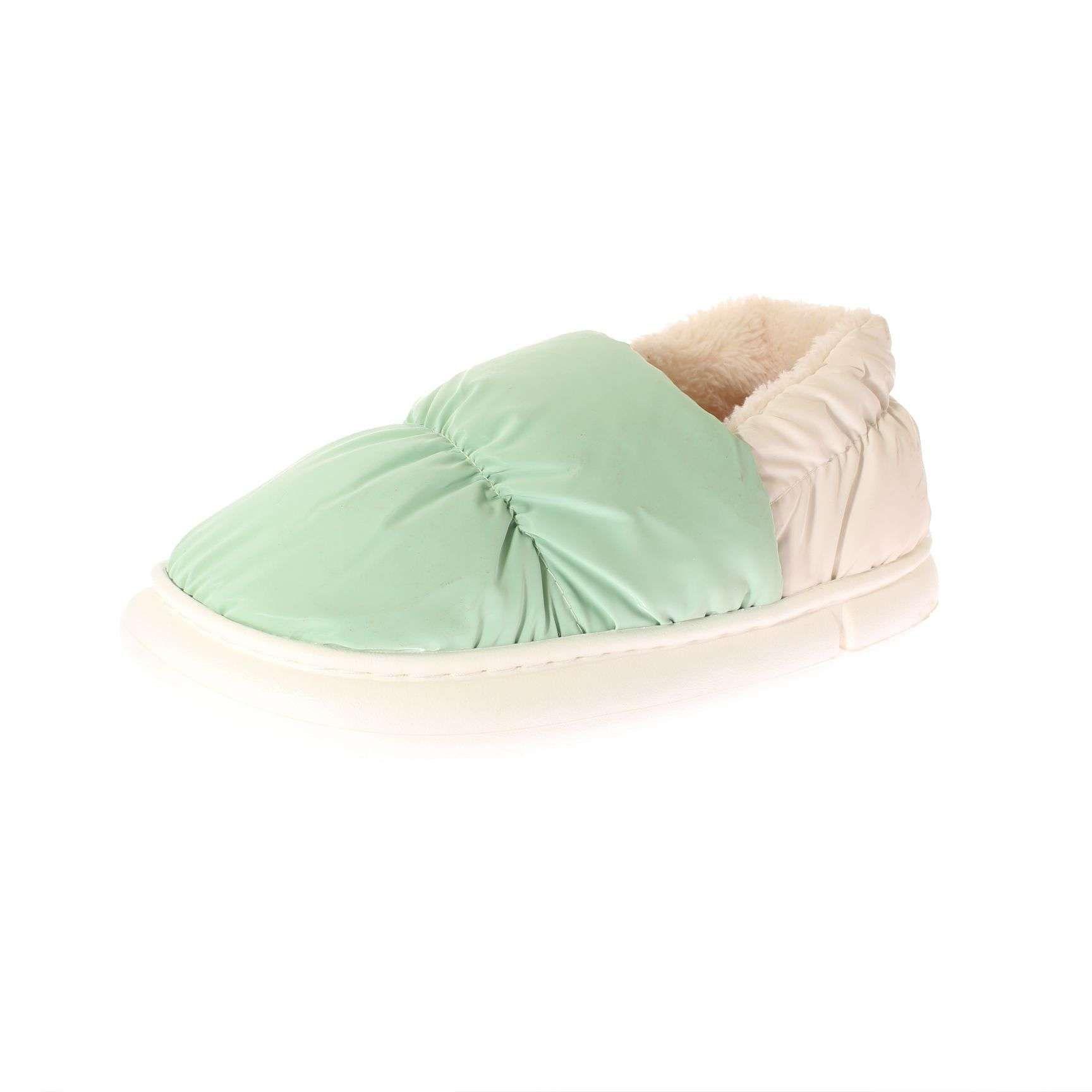 Pantufla Verde Vía Franca Mujer-0