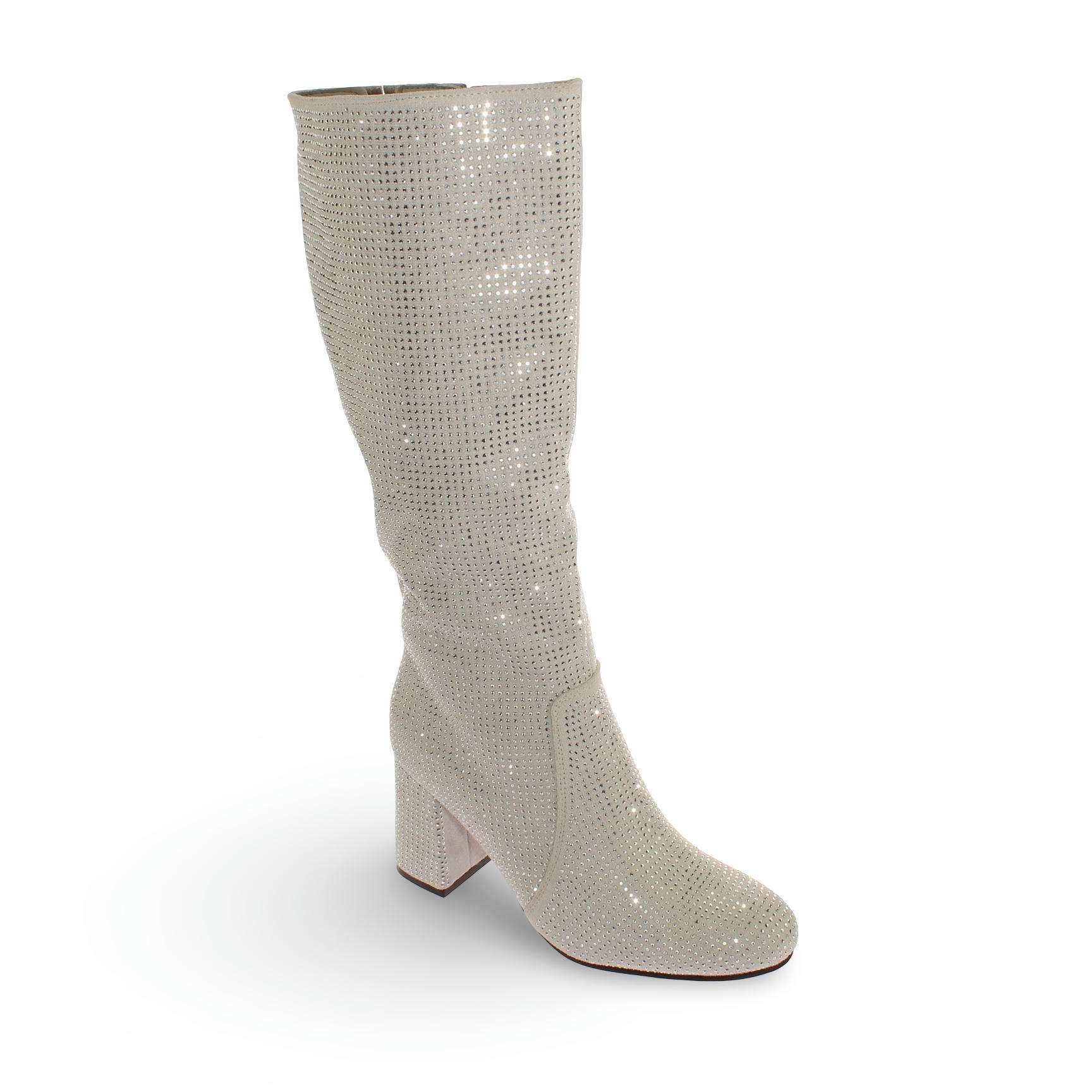 Bota Disco Gris Vía Franca Mujer Art: 5PG5362-16SILVER-0