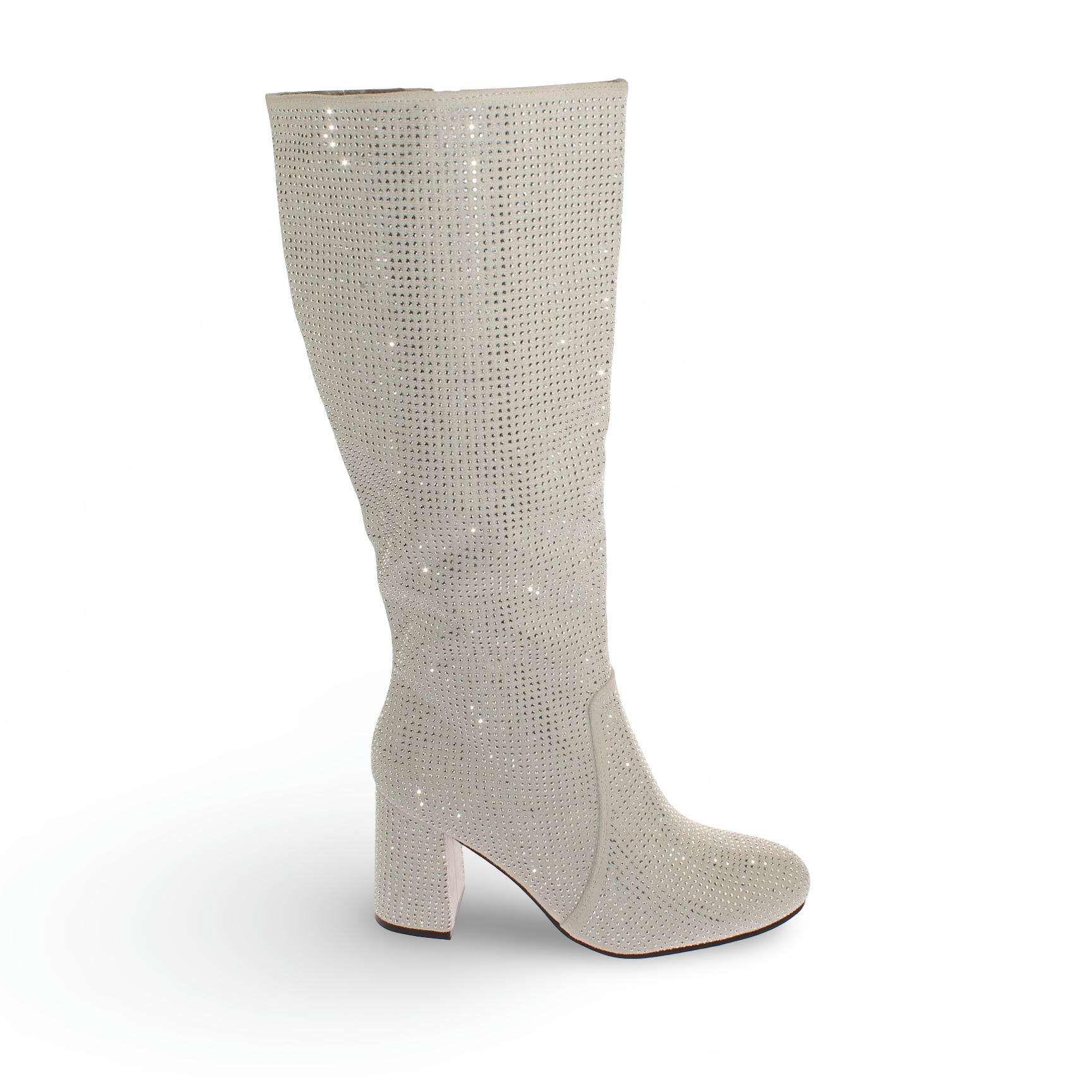 Bota Disco Gris Vía Franca Mujer Art: 5PG5362-16SILVER-1