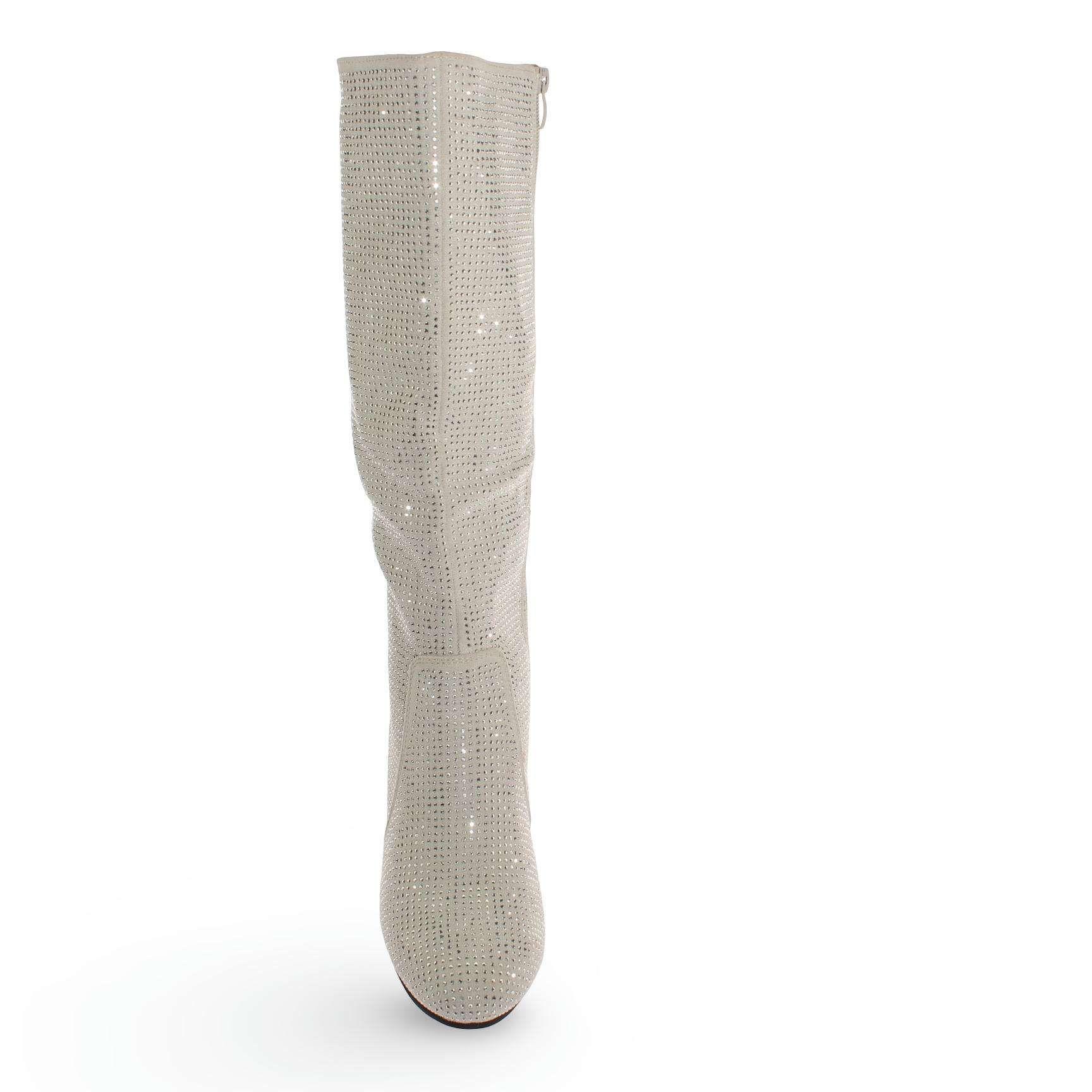 Bota Disco Gris Vía Franca Mujer Art: 5PG5362-16SILVER-2