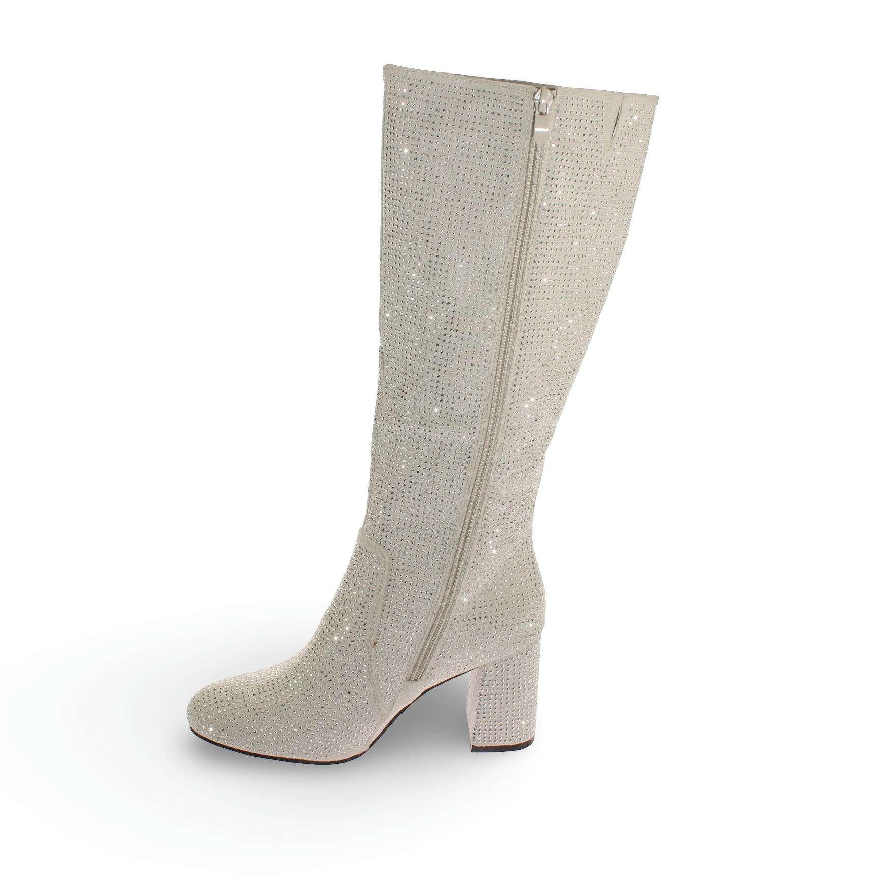 Bota Disco Gris Vía Franca Mujer Art: 5PG5362-16SILVER-3