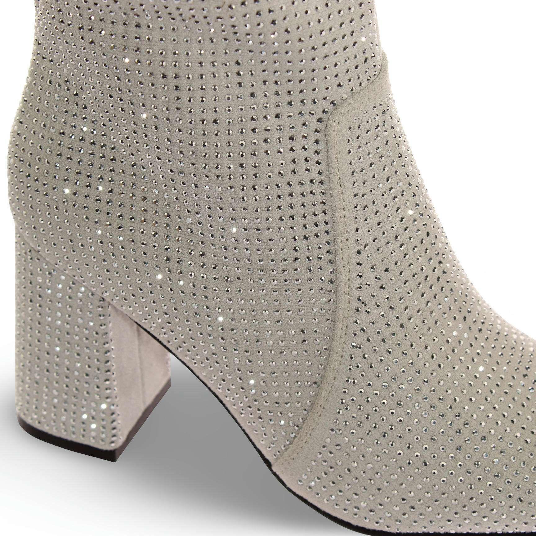 Bota Disco Gris Vía Franca Mujer Art: 5PG5362-16SILVER-4
