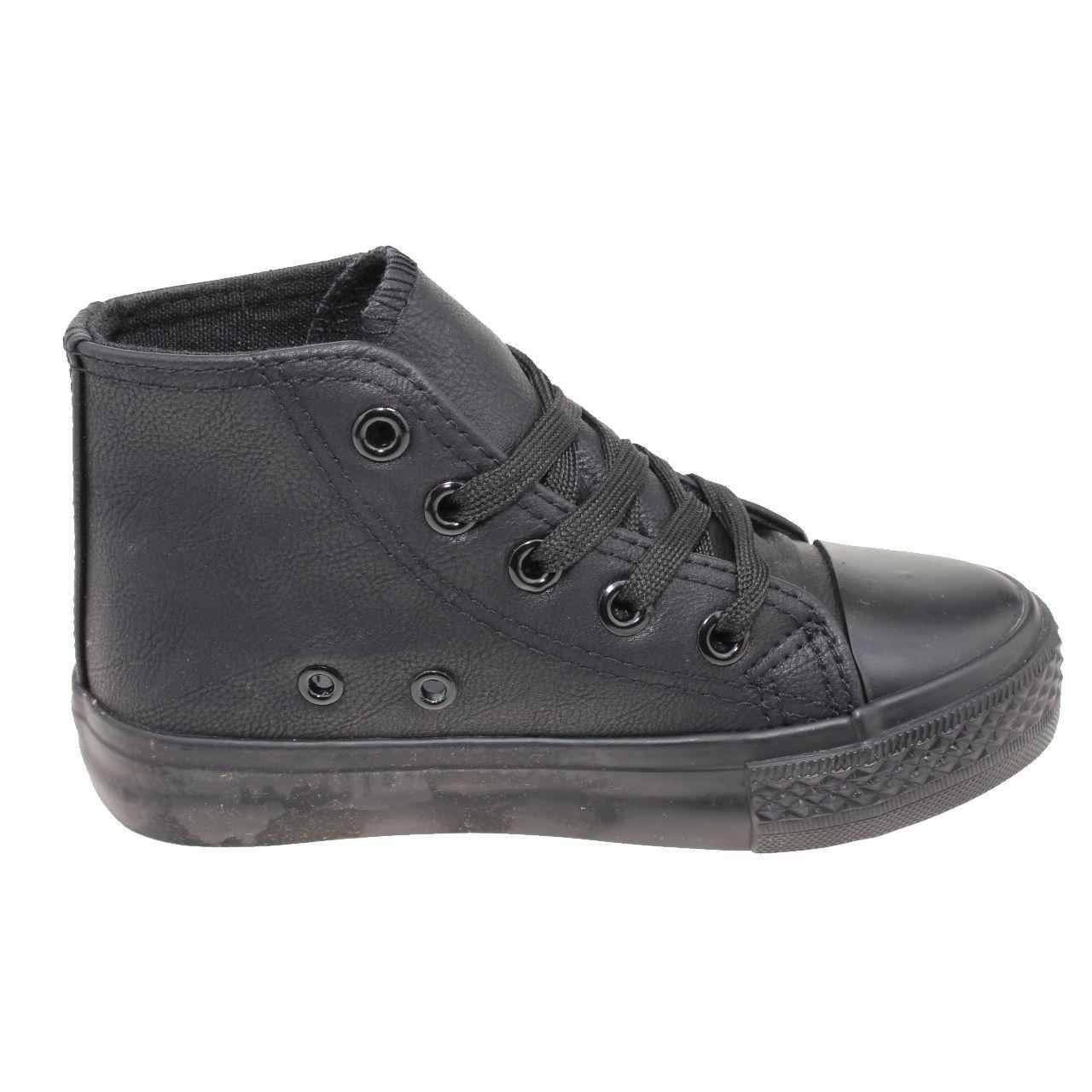 Zapato Escolar Para Niño Color Negro-2