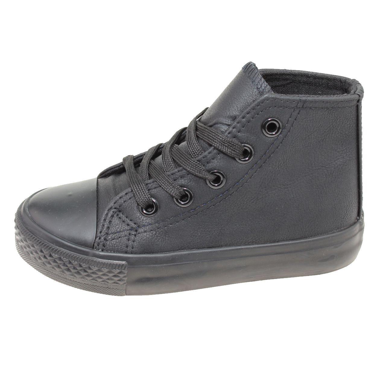 Zapato Escolar Para Niño Color Negro-3