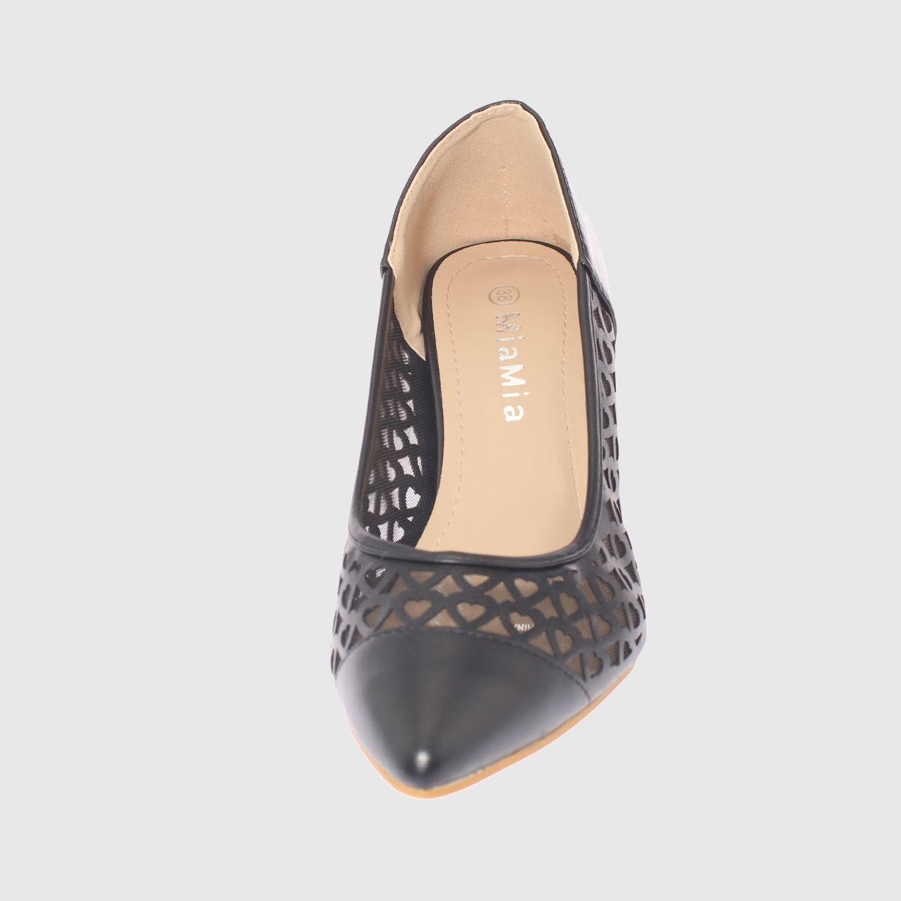 Zapato taco Negro Vía Franca Mujer-2