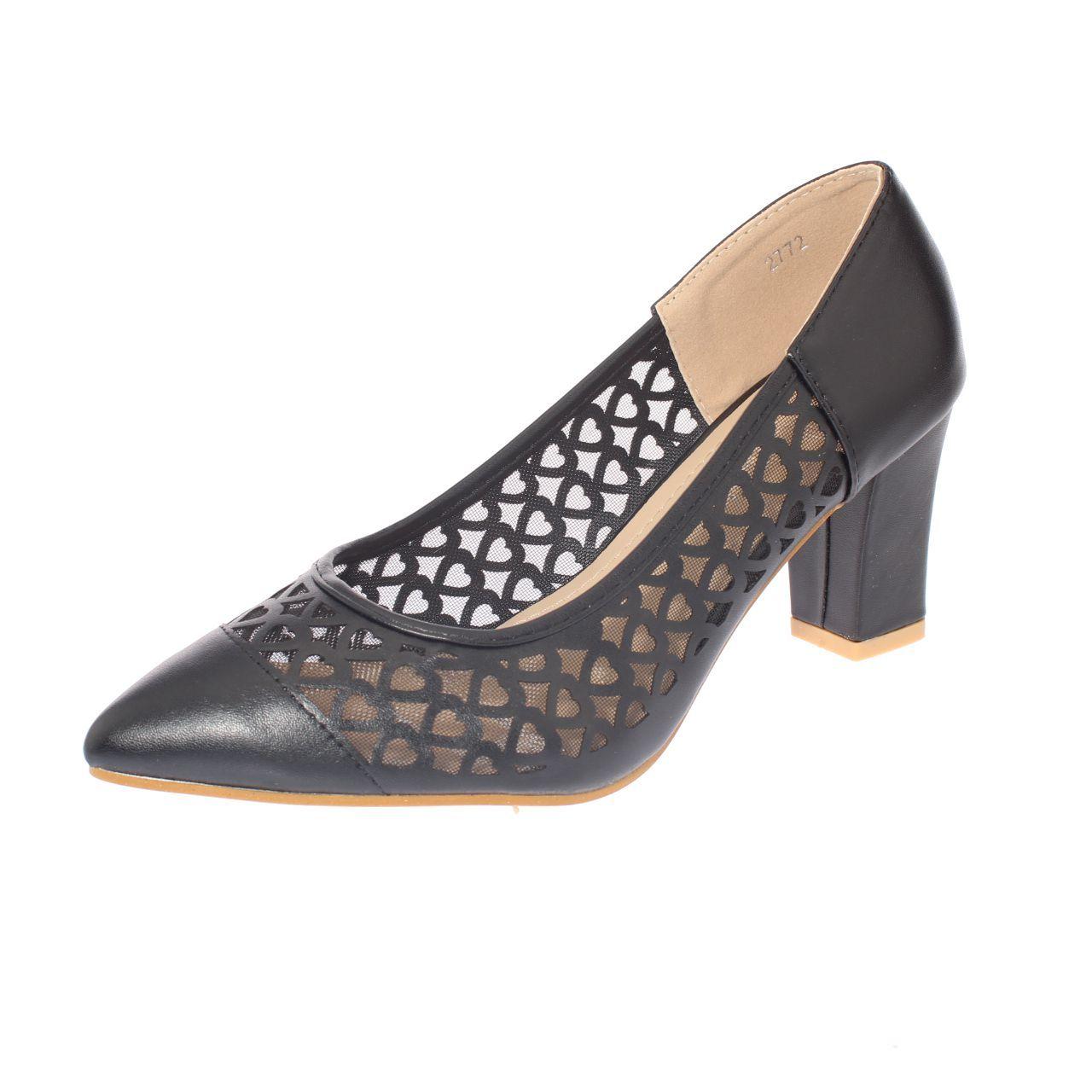 Zapato taco Negro Vía Franca Mujer-4
