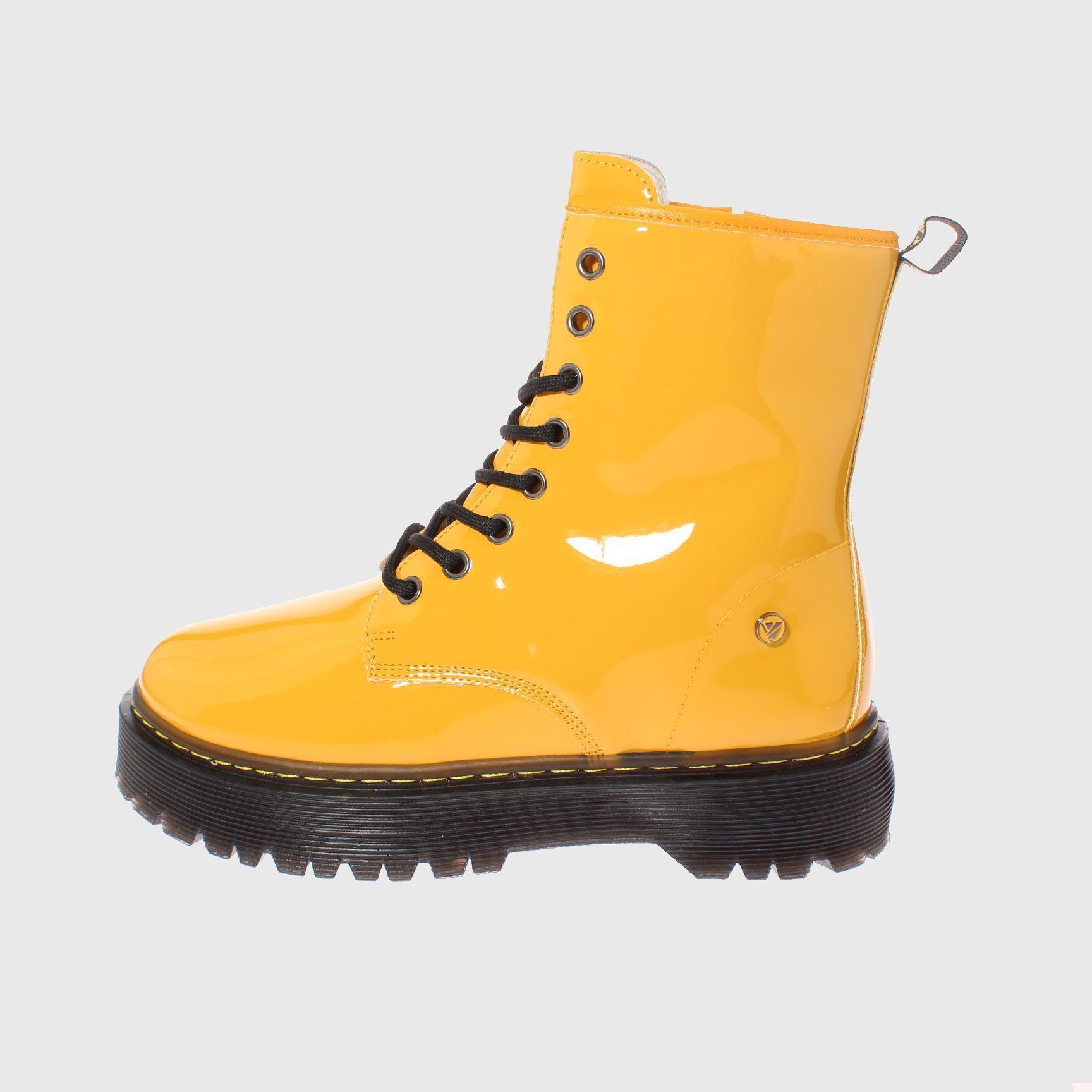 Botin Amarillo Vía Franca Mujer-1