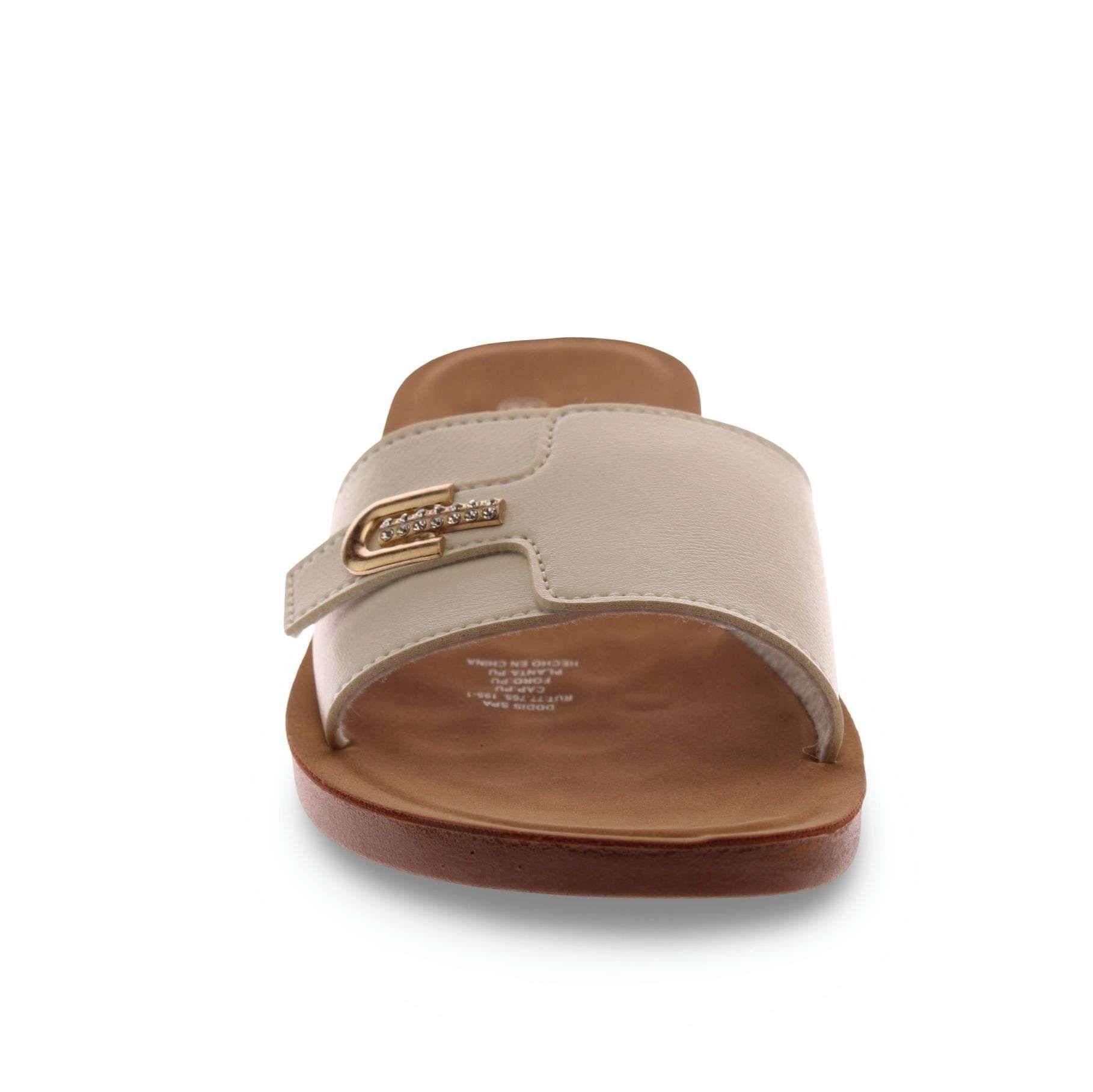 Sandalia Beige Vía Franca Mujer Art: 5K100WHITE-2
