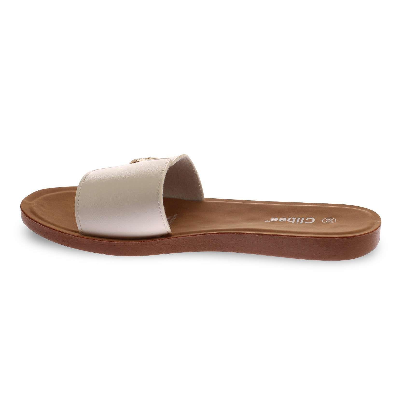 Sandalia Beige Vía Franca Mujer Art: 5K100WHITE-3