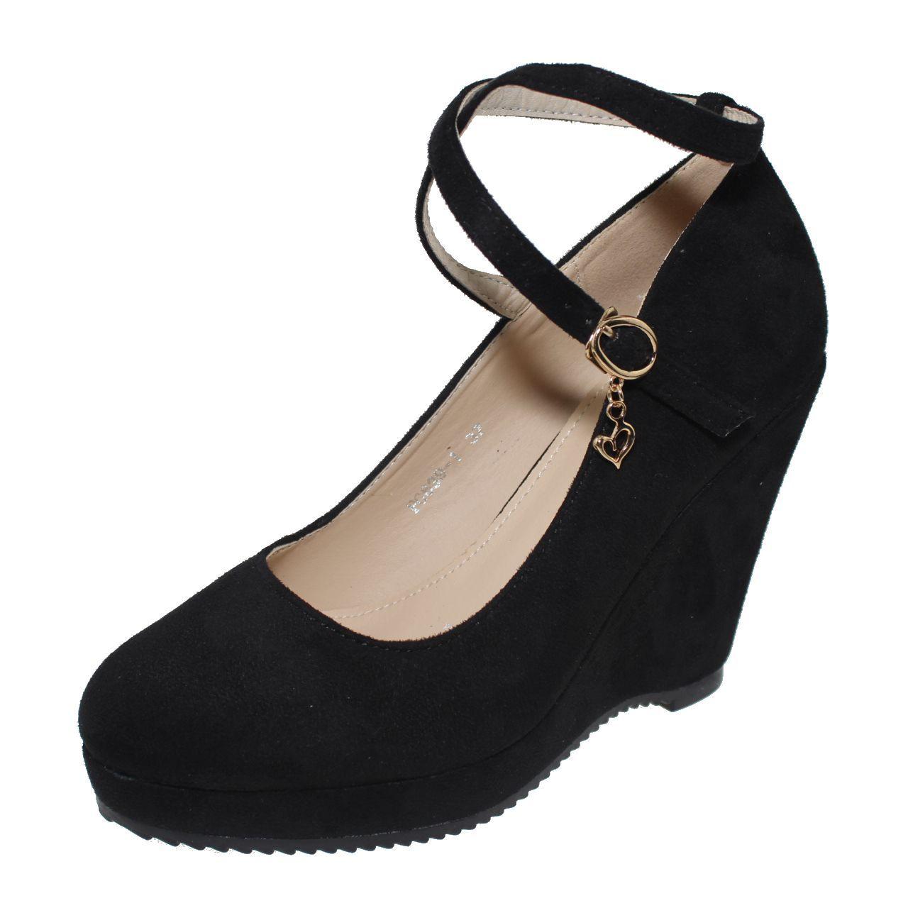 Zapato Negro Vía Franca Mujer-0