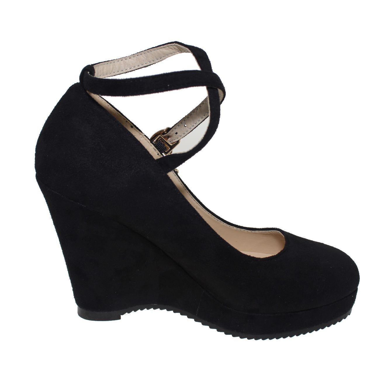 Zapato Negro Vía Franca Mujer-1