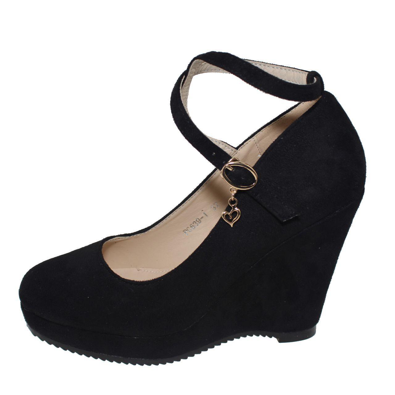 Zapato Negro Vía Franca Mujer-2
