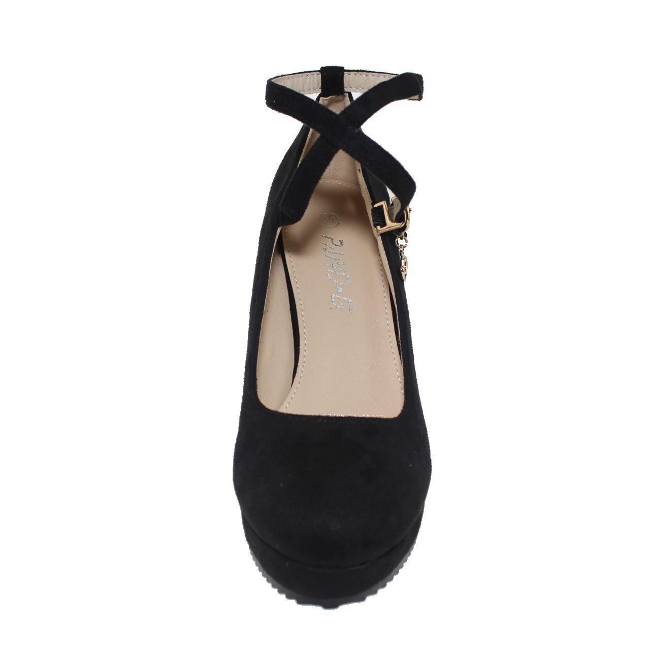 Zapato Negro Vía Franca Mujer-3