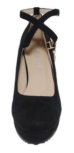 Zapato Negro Vía Franca Mujer-6