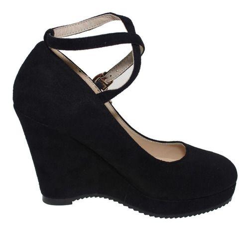 Zapato Negro Vía Franca Mujer-7