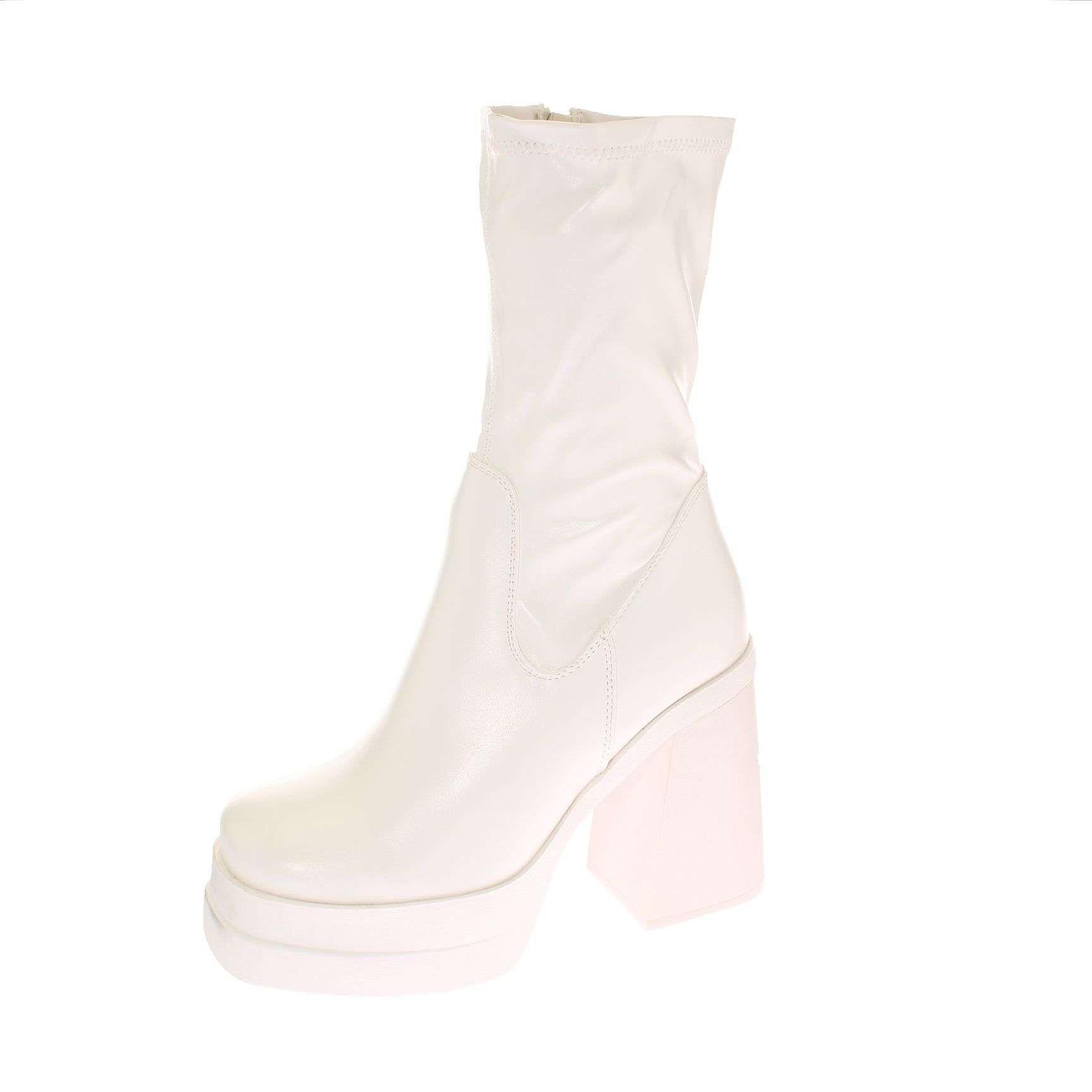 Bota Terraplen Blanco Vía Franca Mujer Art: 5XZN611BWHITE-0