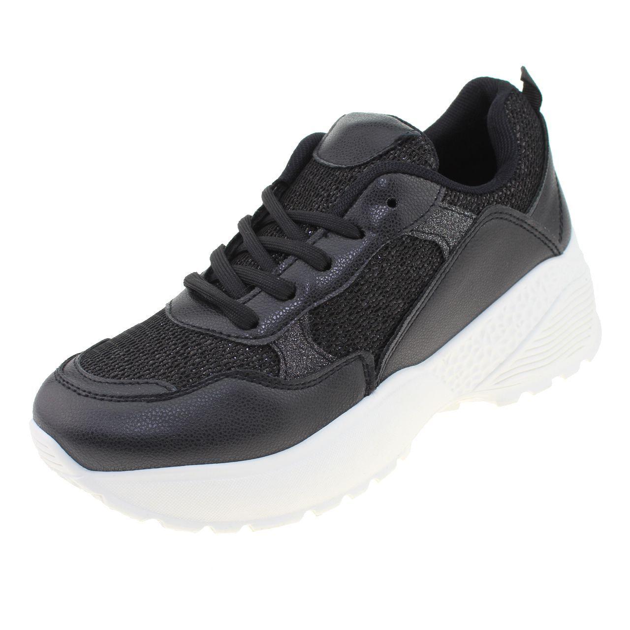 Zapatilla Negro Vía Franca Mujer-0