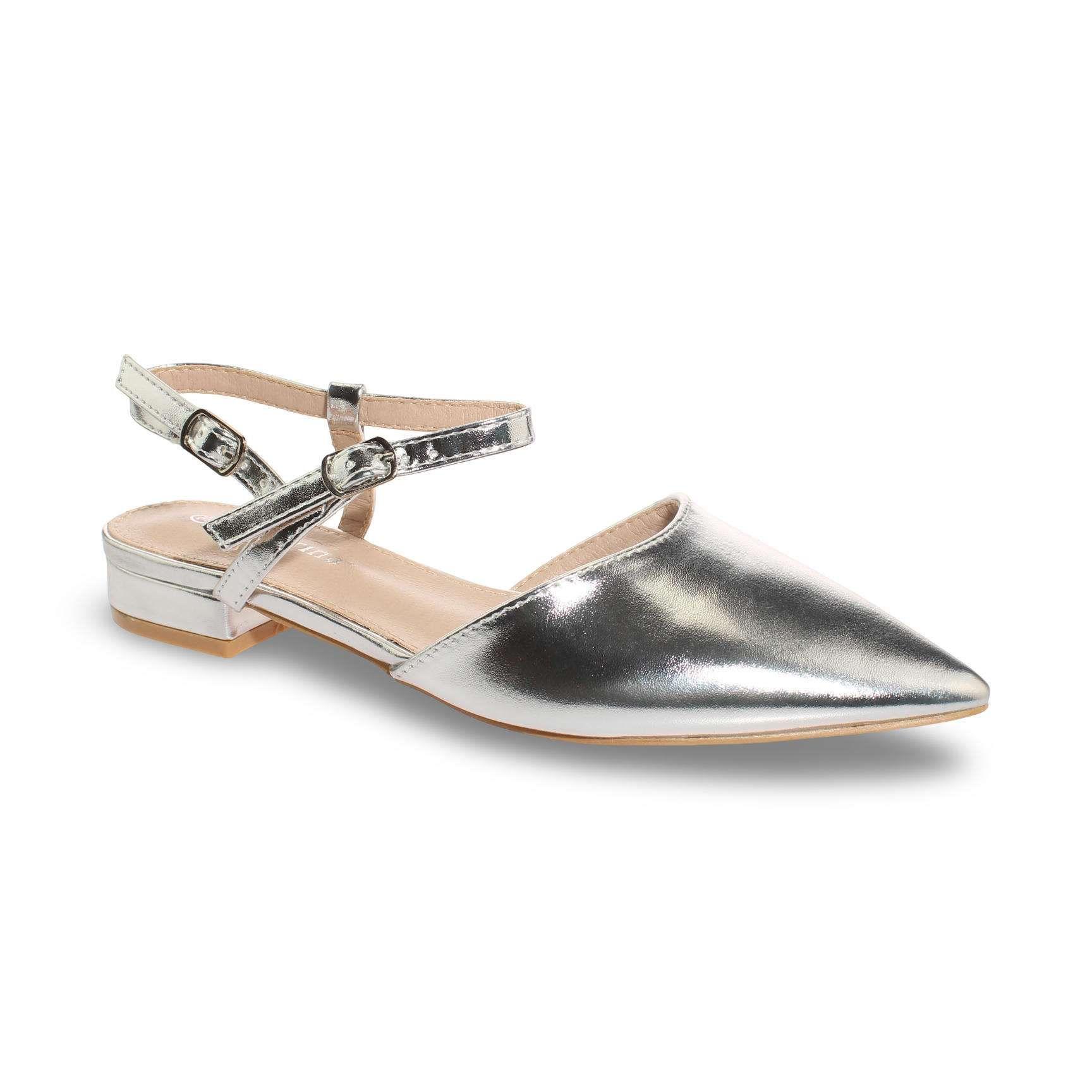 Zapato Plateado Vía Franca Mujer Art: 5DR-0053PLATA-0
