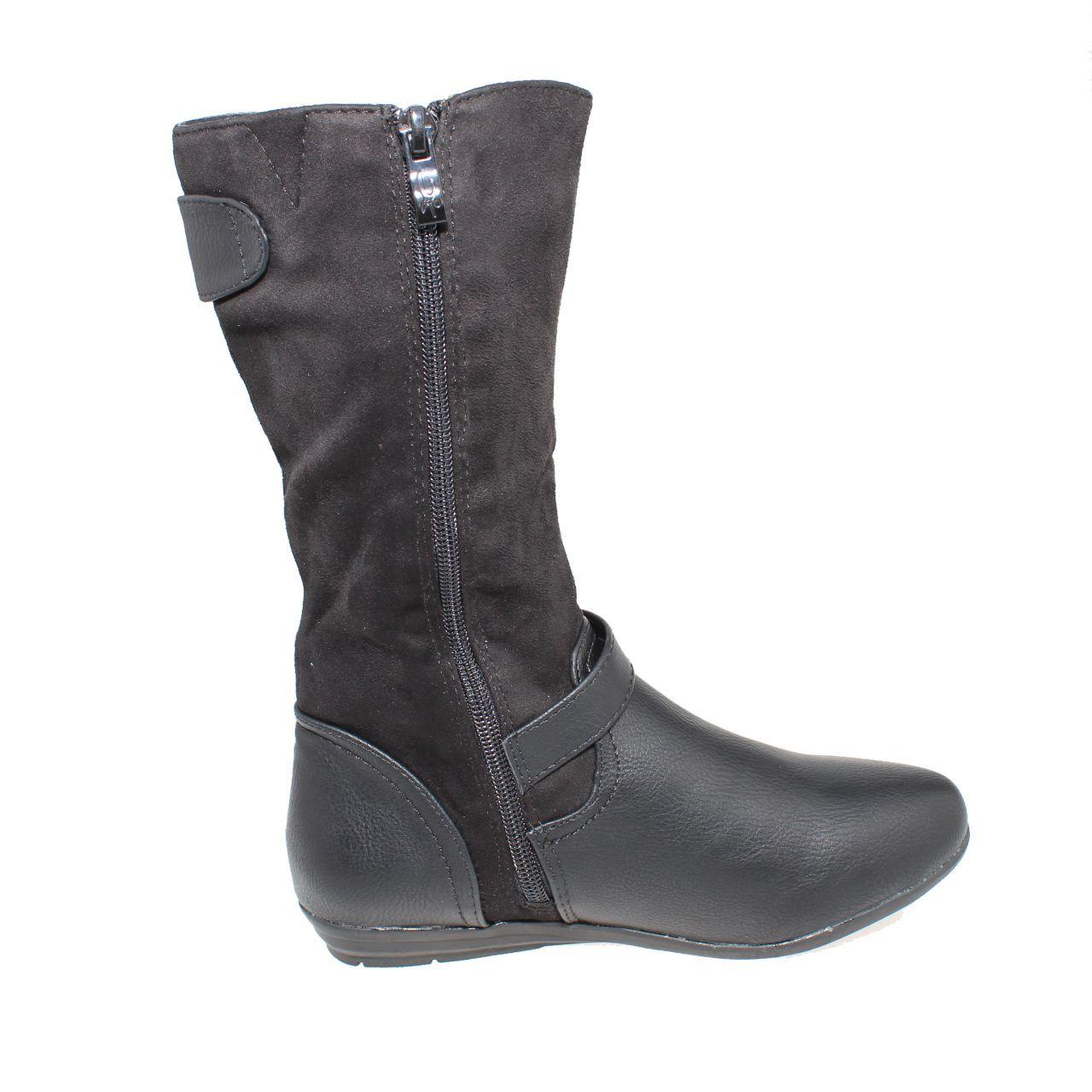 Bota Niña Negro Vía Franca Niña-1