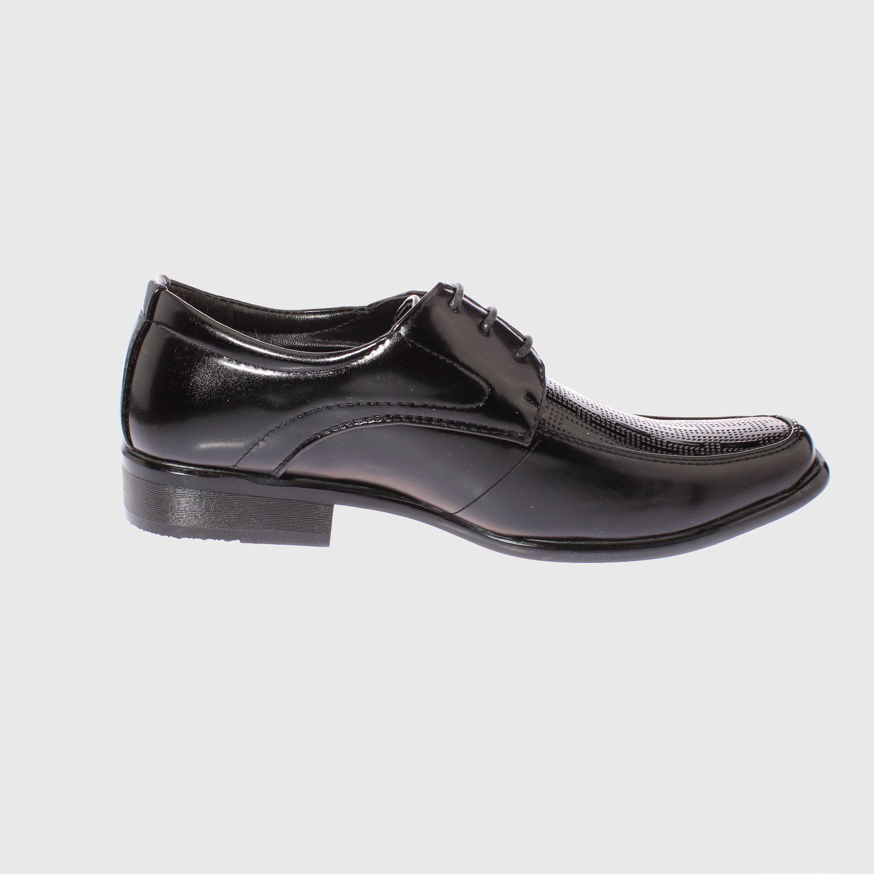 Zapato Negro Vía Franca Hombre-3