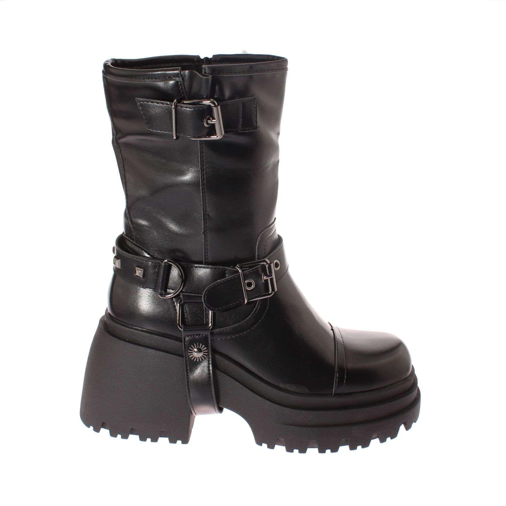 Bota Negro Vía Franca Mujer Art: 5PG230941BLACK-0