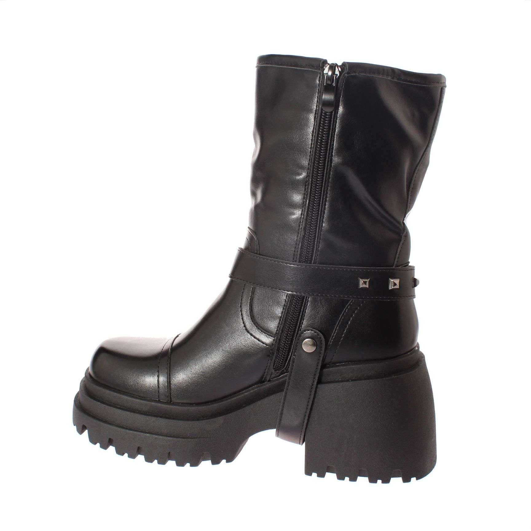 Bota Negro Vía Franca Mujer Art: 5PG230941BLACK-3