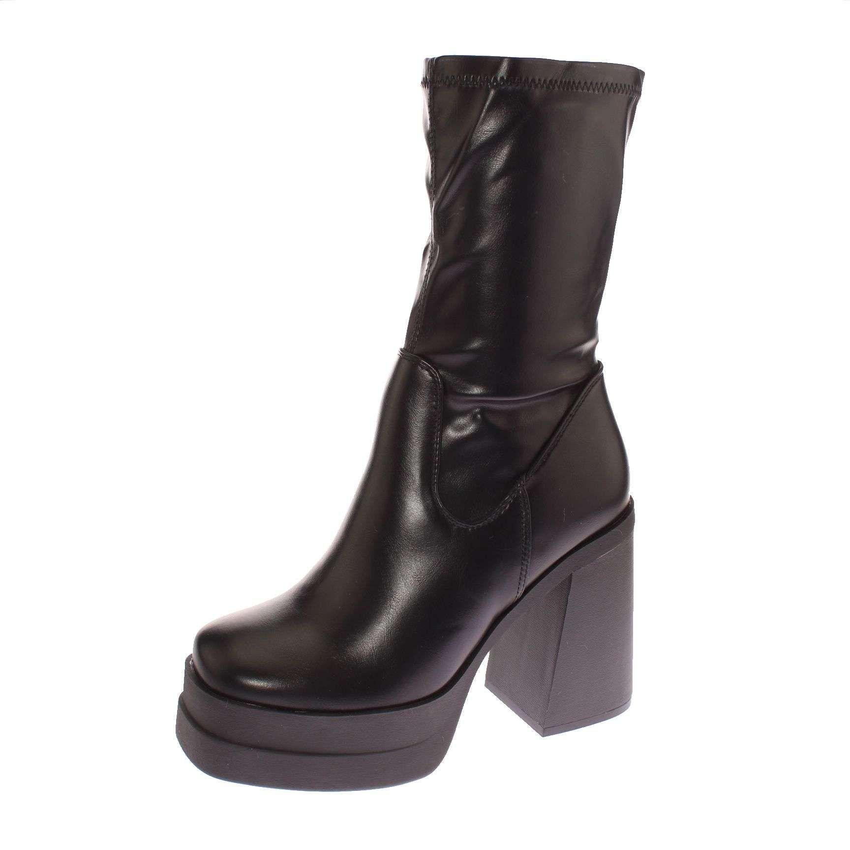 Bota Negro Vía Franca Mujer Art: 5XZN611ABLACK-0