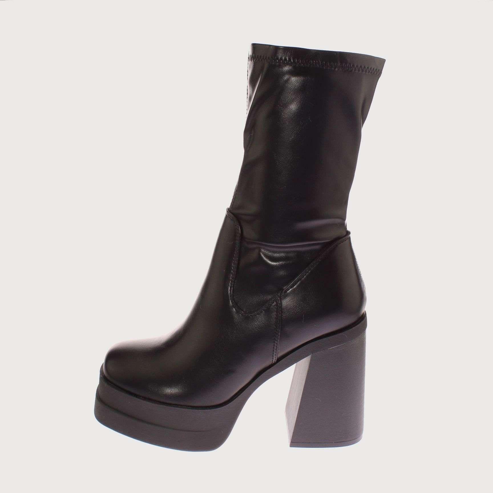 Bota Negro Vía Franca Mujer Art: 5XZN611ABLACK-1