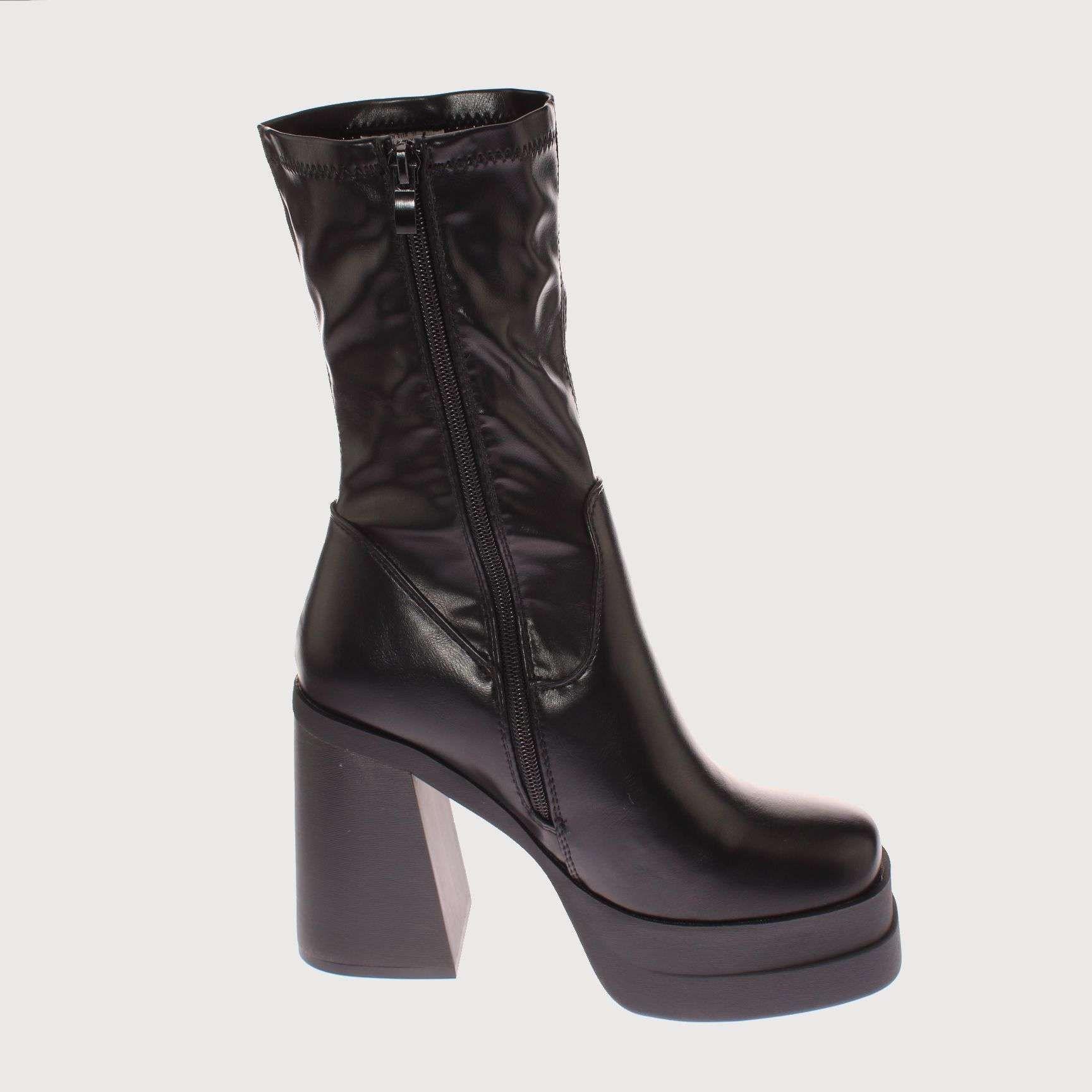 Bota Negro Vía Franca Mujer Art: 5XZN611ABLACK-3