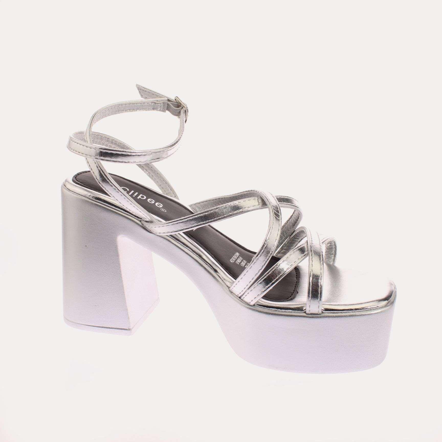 Sandalia Plataforma Negro Vía Franca Mujer Art: 5K5SILVERY-3
