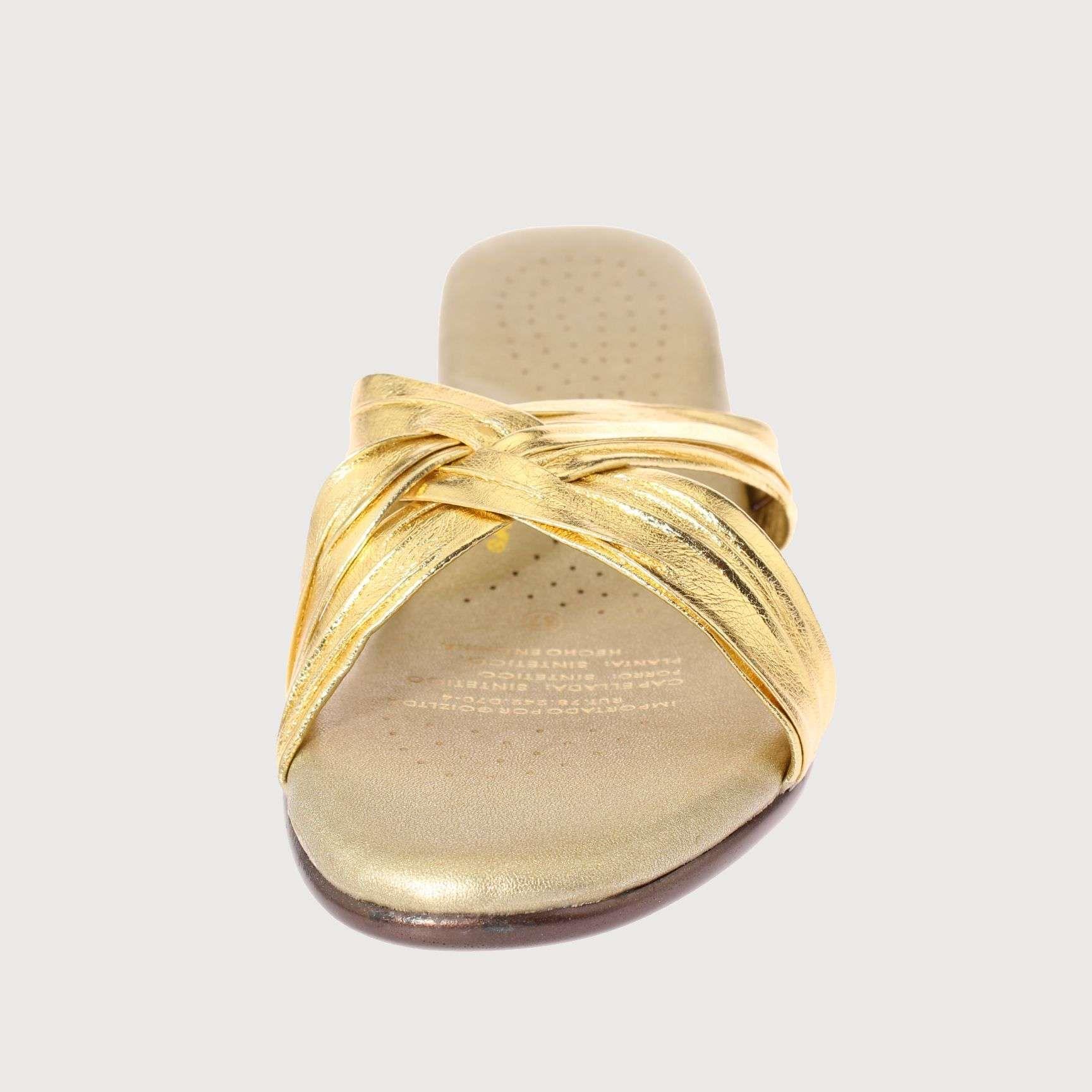 Sandalia Dorado Vía Franca Mujer Art: 5ZL102020GOLD-2
