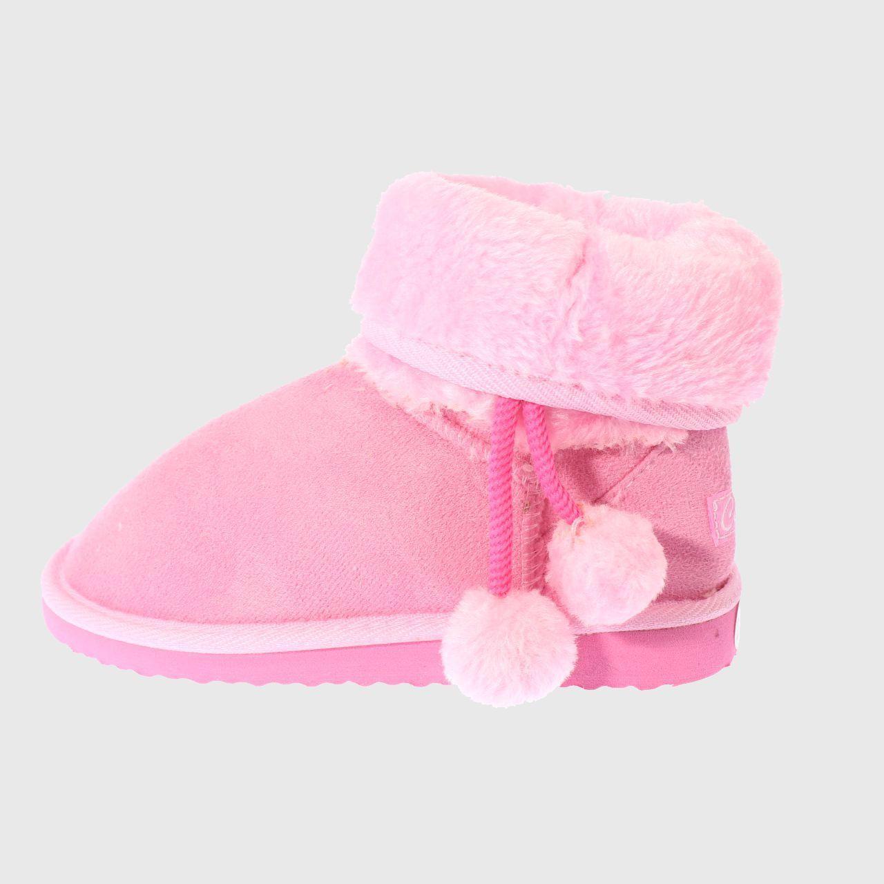 Bota invierno Rosado Vía franca Niña-4
