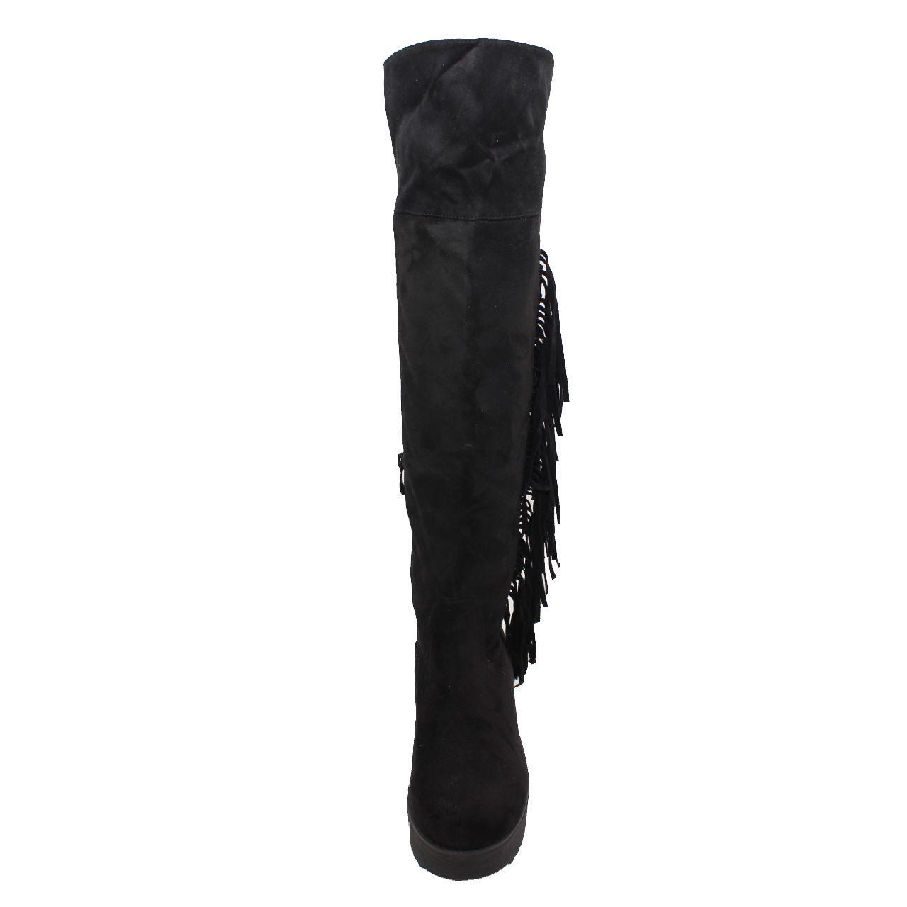 Bota Negro Vía Franca Mujer-3