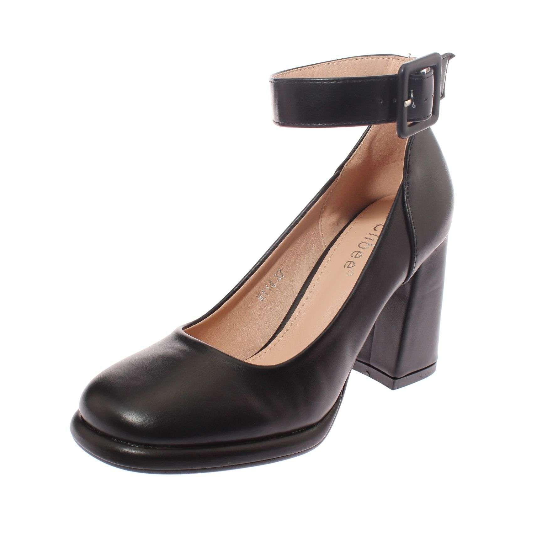 Zapato Tacón Negro Vía Franca Mujer Art: 5W114BLACK-0