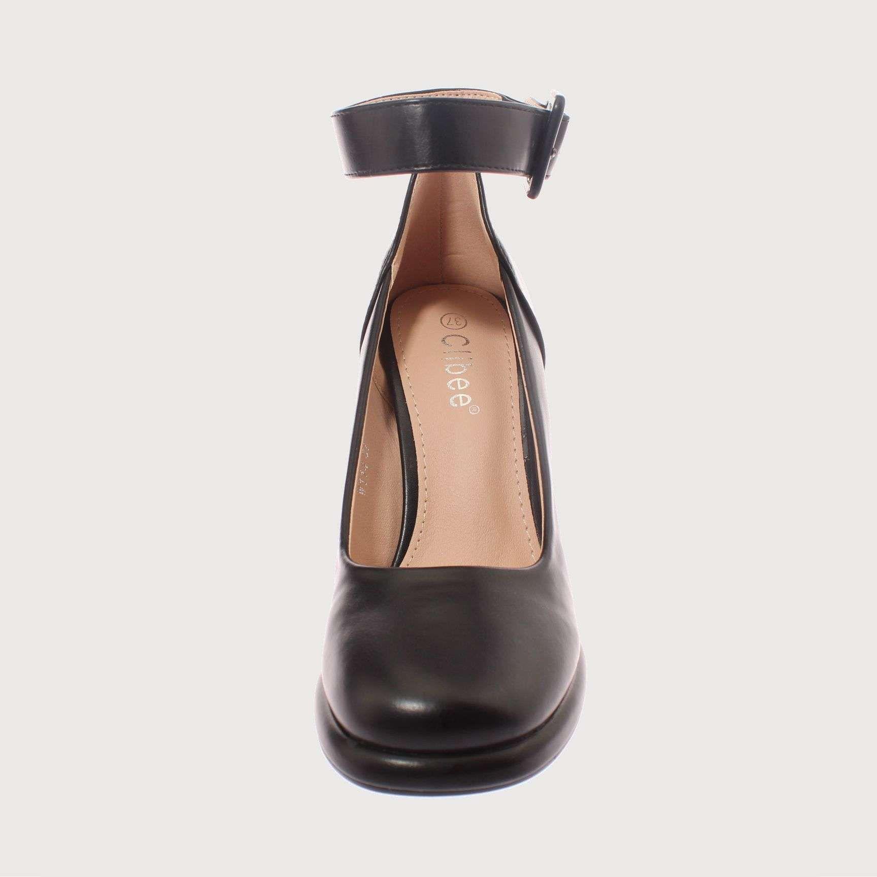 Zapato Tacón Negro Vía Franca Mujer Art: 5W114BLACK-2