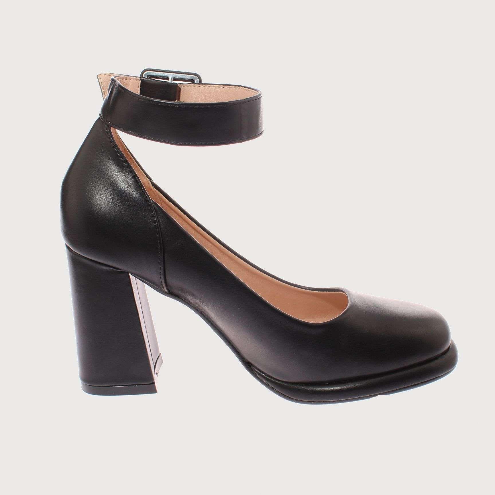Zapato Tacón Negro Vía Franca Mujer Art: 5W114BLACK-3