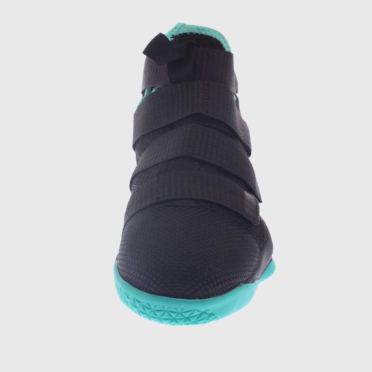 Zapatilla Negro/Verde Agua Vía franca Hombre-2