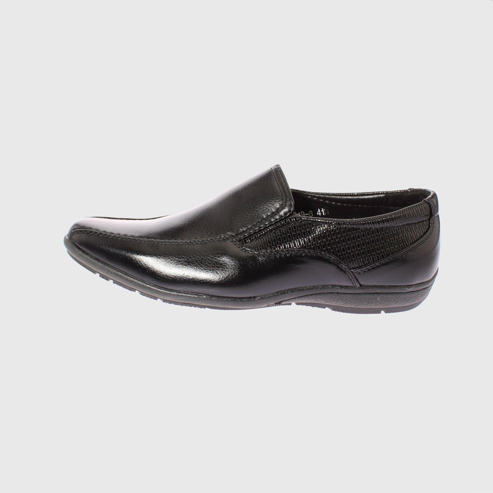 Zapato Negro Vía Franca Hombre-1