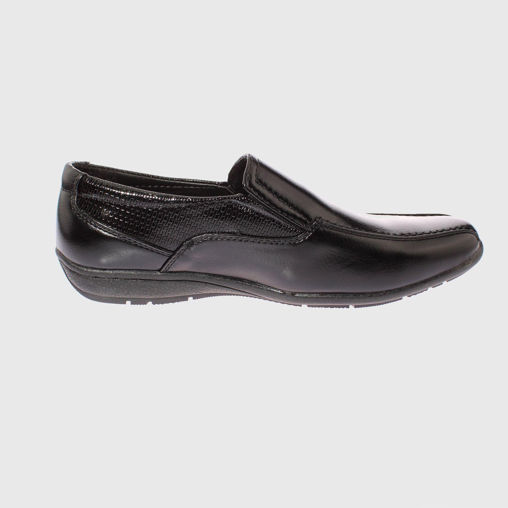 Zapato Negro Vía Franca Hombre-3