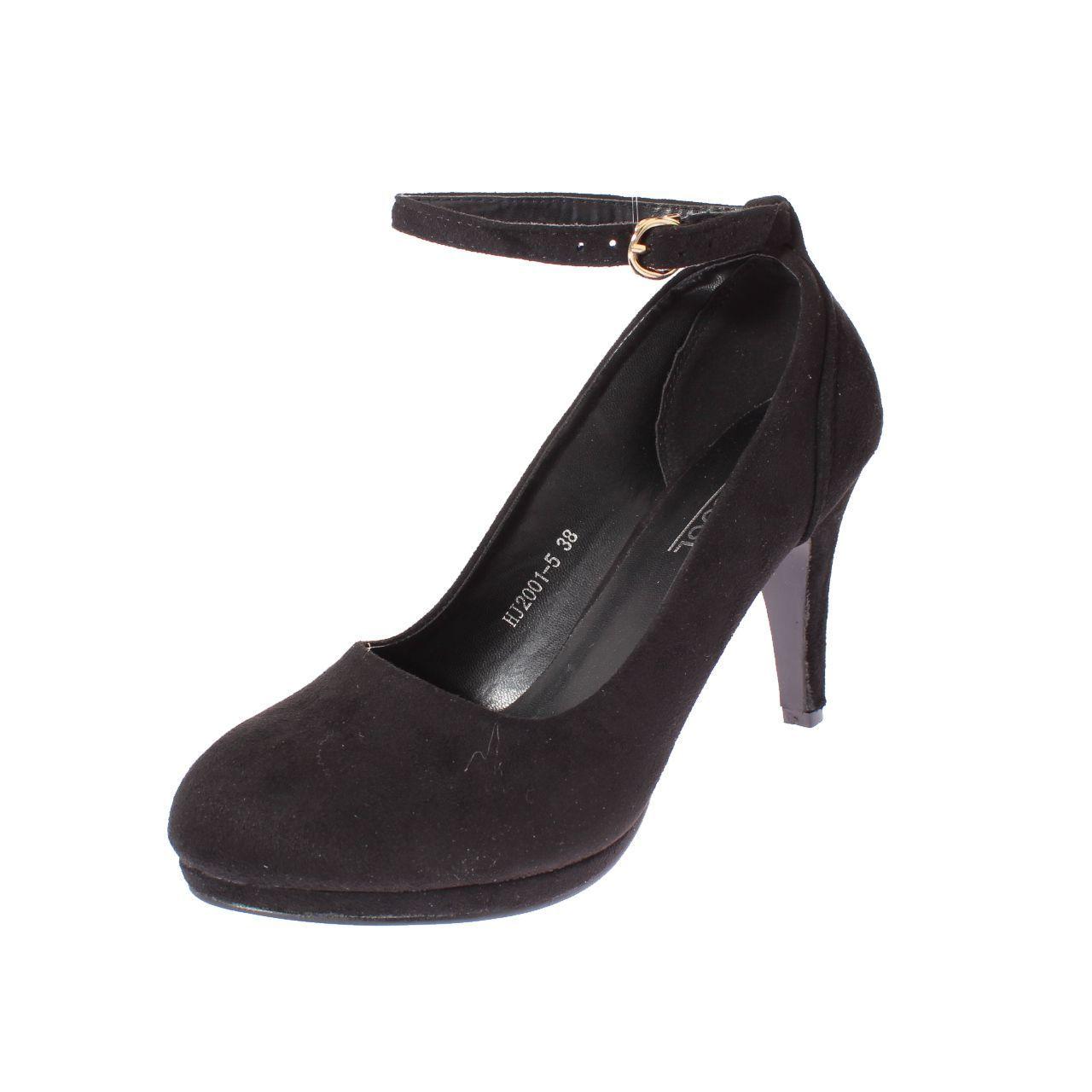 Zapato taco Negro Vía Franca Mujer-0