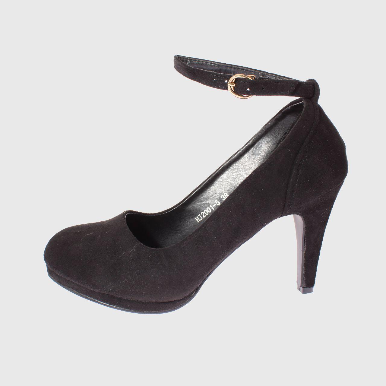 Zapato taco Negro Vía Franca Mujer-1