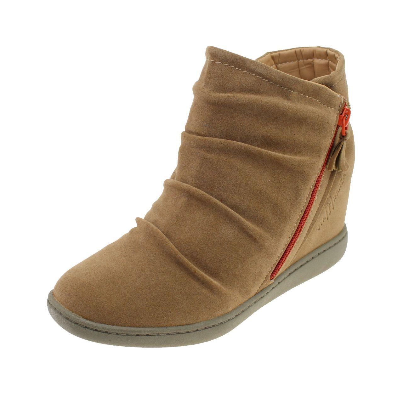 Botín Terraplen Beige Vía Franca Mujer-0