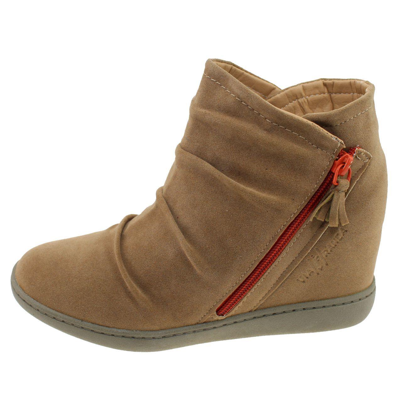 Botín Terraplen Beige Vía Franca Mujer-1
