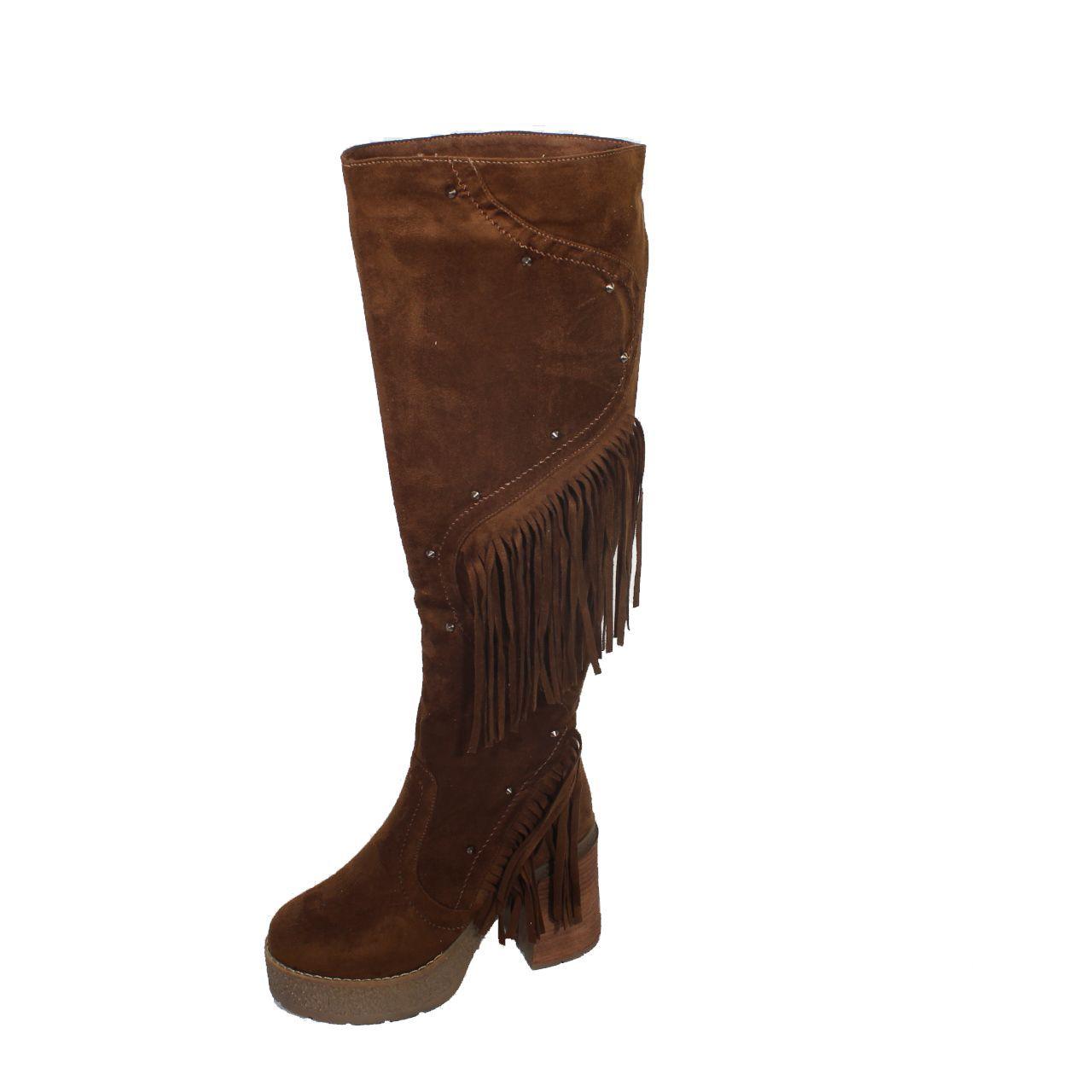 Bota Bucanera Café Vía Franca Mujer-0