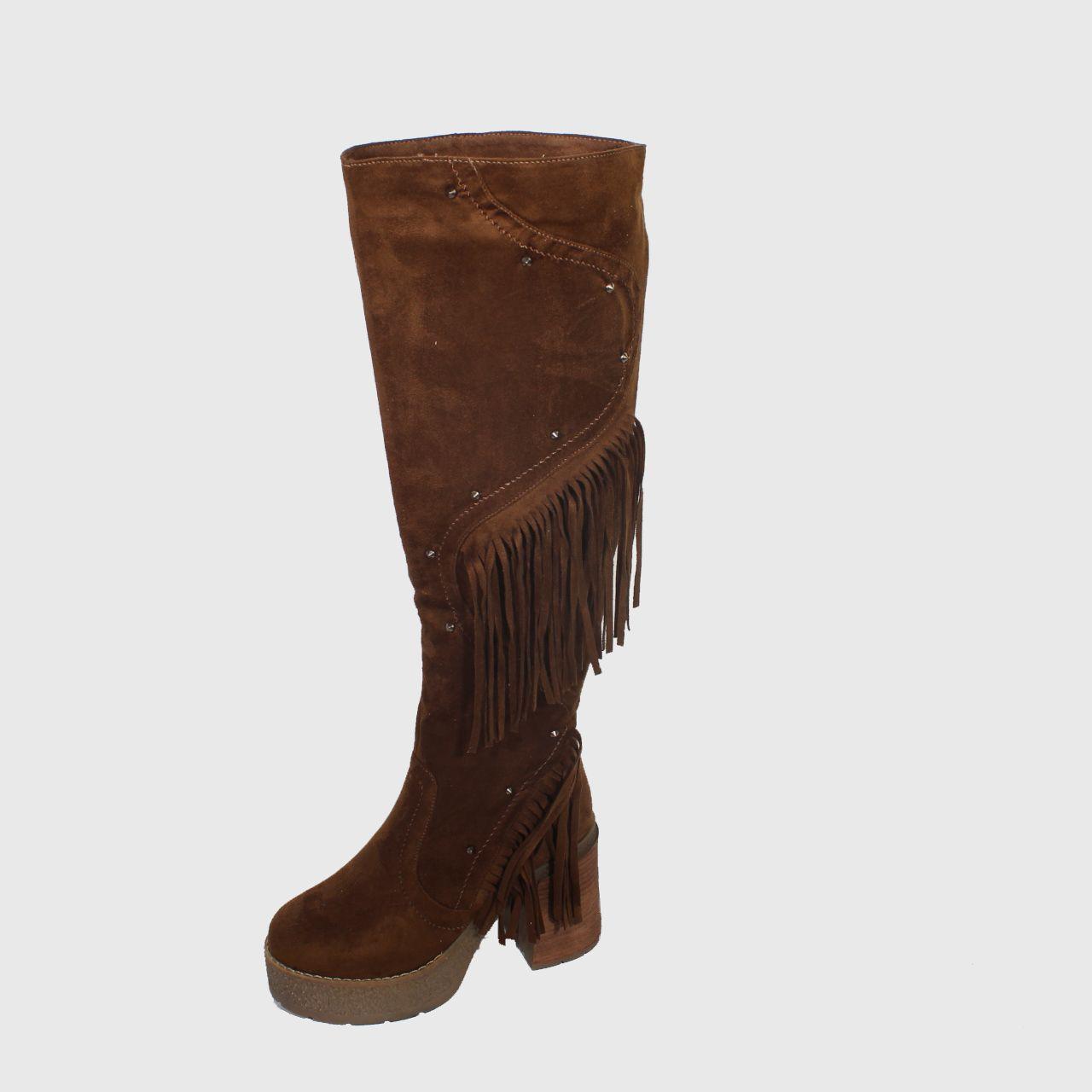 Bota Bucanera Café Vía Franca Mujer-3