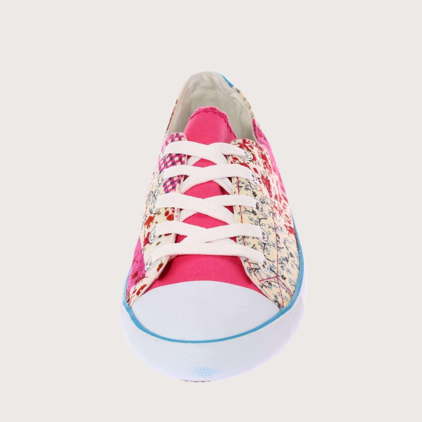 Zapatilla Lona Rosa Vía Franca Mujer Art: 5DSCO1074PINK-2