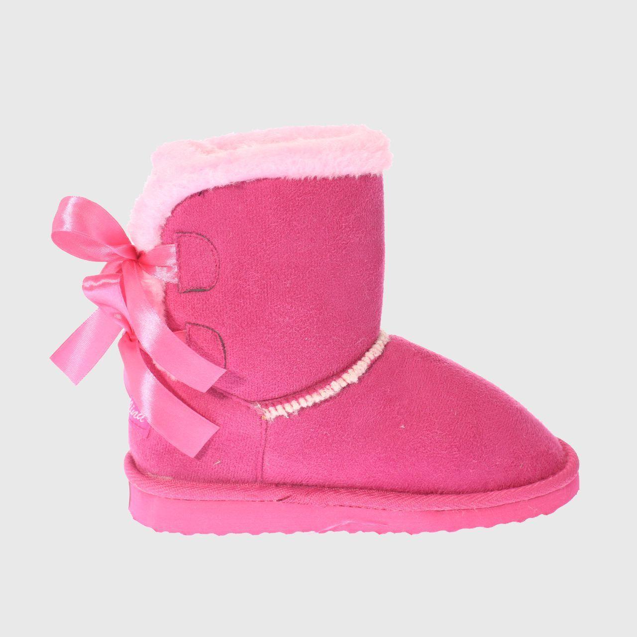 Bota invierno Rosado Vía franca Niña-3