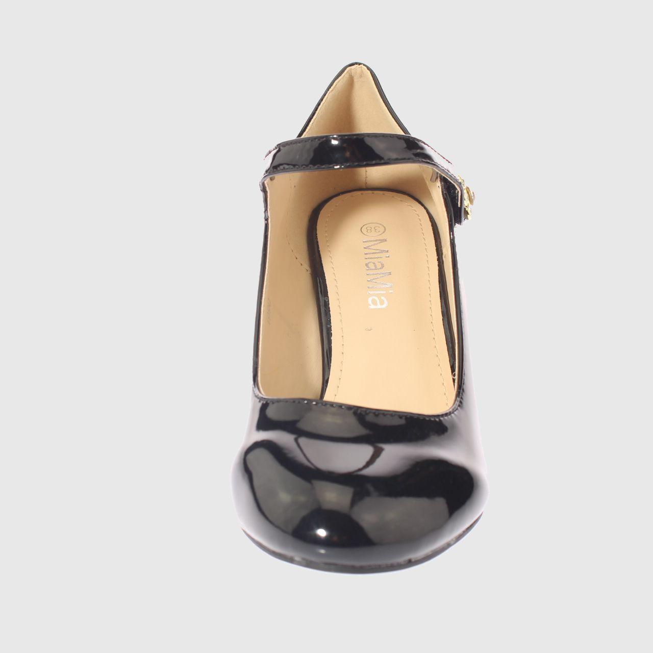 Zapato taco Negro Vía Franca Mujer-1