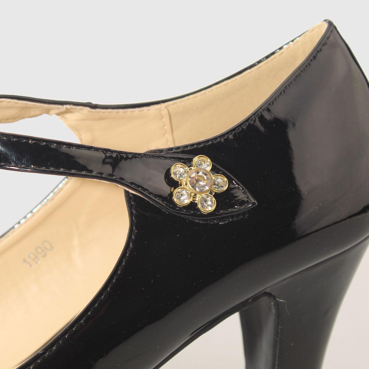 Zapato taco Negro Vía Franca Mujer-3