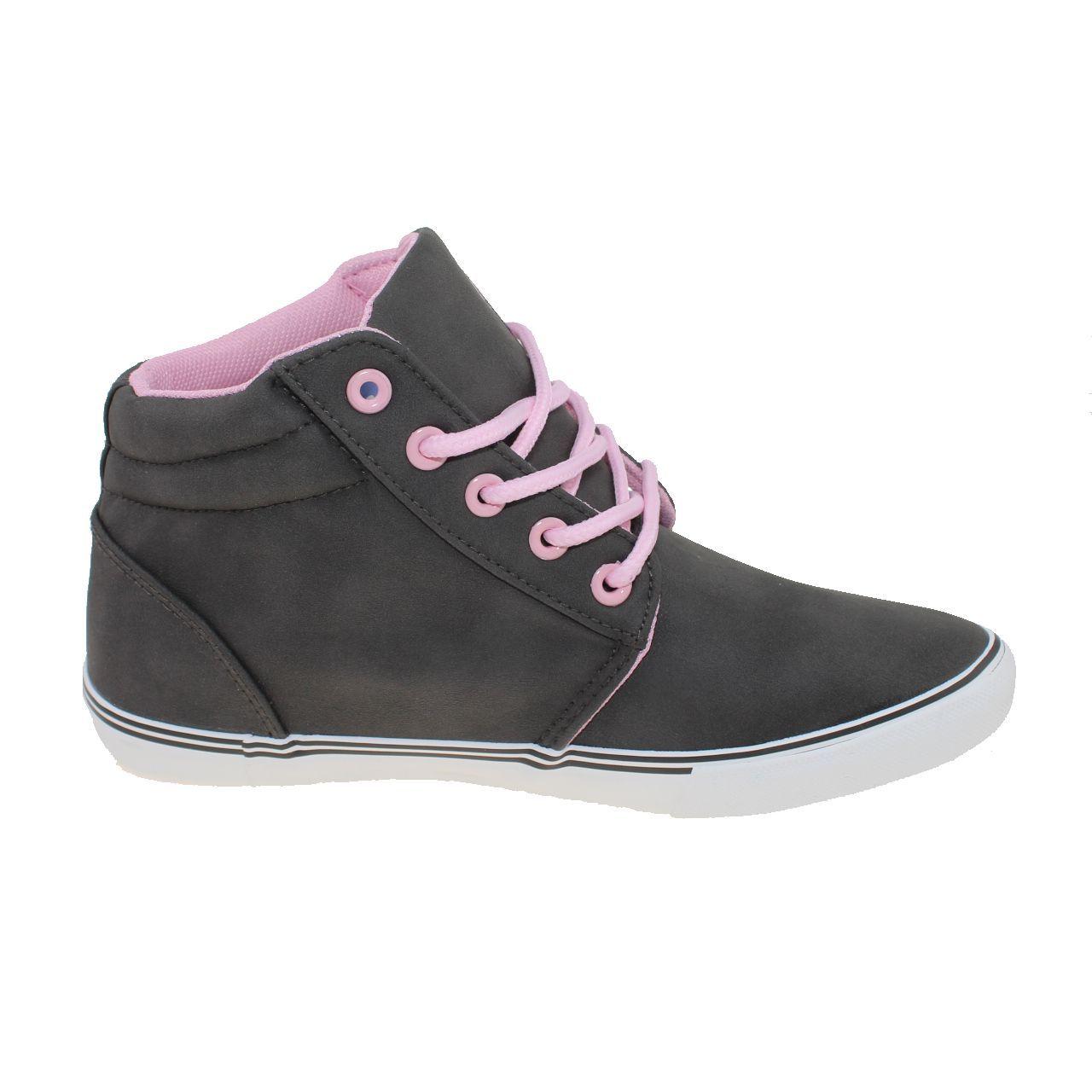 Zapatilla Casual Para Mujer Color Gris-3